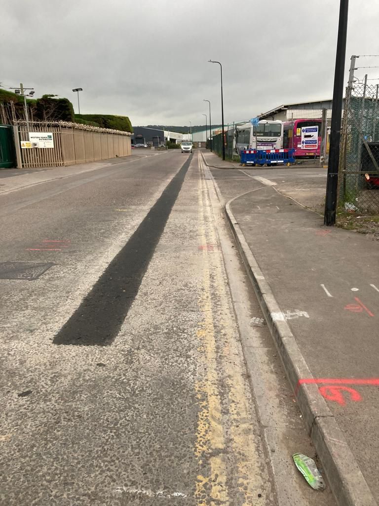 Cable containment trunking installed across a car park ceiling for EV charging supply routes